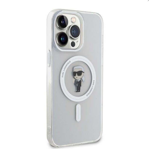 Pouzdro Karl Lagerfeld IML Ikonik MagSafe pro Apple iPhone 15 Pro Max, transparentní Pouzdro Karl Lagerfeld IML Ikonik MagSafe pro Apple iPhone 15 Pro Max, transparentní