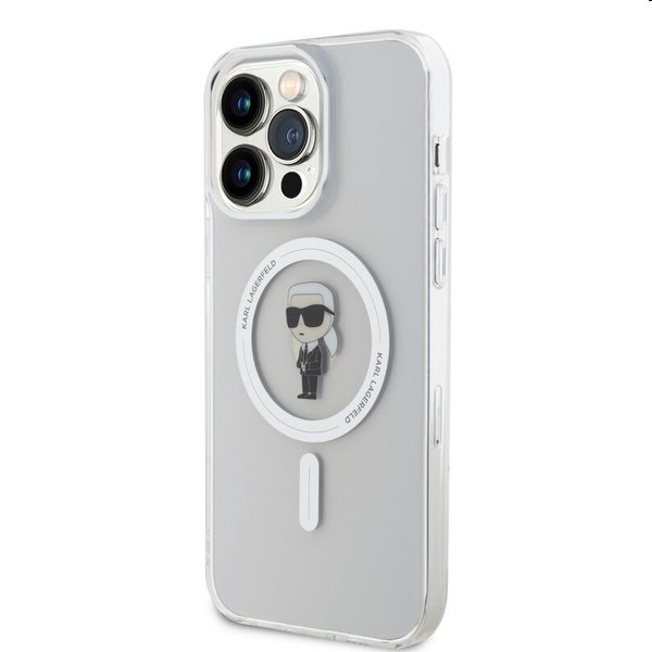 Pouzdro Karl Lagerfeld IML Ikonik MagSafe pro Apple iPhone 15 Pro Max, transparentní Pouzdro Karl Lagerfeld IML Ikonik MagSafe pro Apple iPhone 15 Pro Max, transparentní