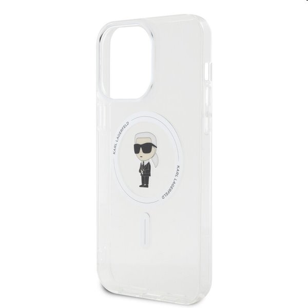 Pouzdro Karl Lagerfeld IML Ikonik MagSafe pro Apple iPhone 15 Pro Max, transparentní Pouzdro Karl Lagerfeld IML Ikonik MagSafe pro Apple iPhone 15 Pro Max, transparentní