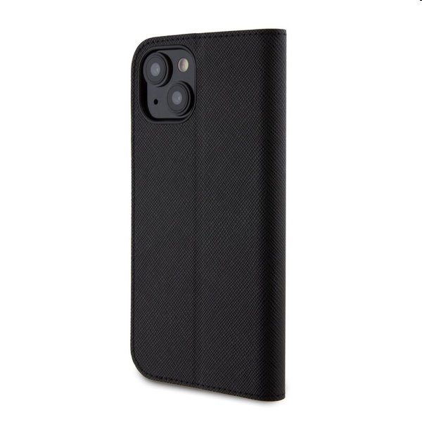 Pouzdro Karl Lagerfeld PU Saffiano Karl and Choupette NFT Book pro Apple iPhone 15, černé Pouzdro Karl Lagerfeld PU Saffiano Karl and Choupette NFT Book pro Apple iPhone 15, černé