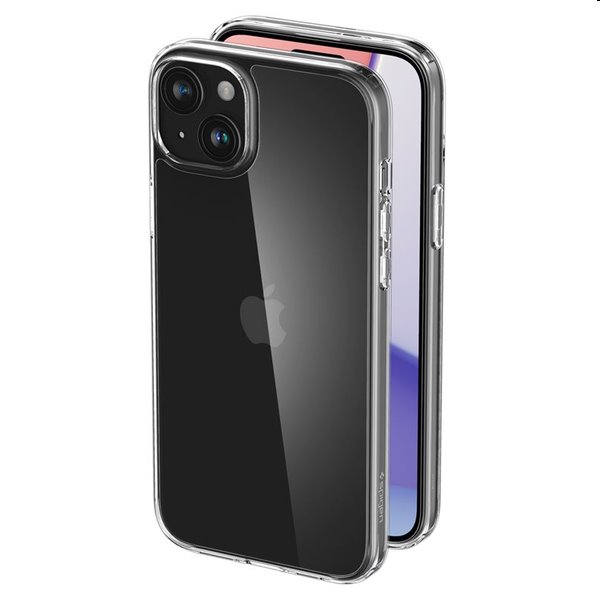 Pouzdro Spigen Air Skin Hybrid pro Apple iPhone 15 Plus, transparentní