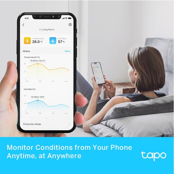 Tp-link Tapo T315, Smart Temperature and Humidity Monitor