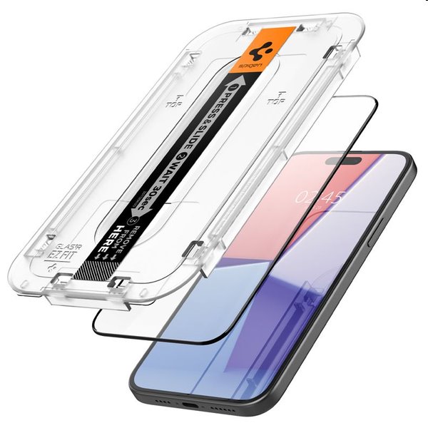 Tvrzené sklo Spigen tR ez Fit pro Apple iPhone 15 Plus, 2 kusy Tvrzené sklo Spigen tR ez Fit pro Apple iPhone 15 Plus, 2 kusy
