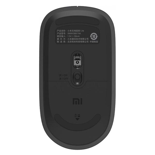 Xiaomi Wireless Mouse Lite, bezdrátová myš, černá