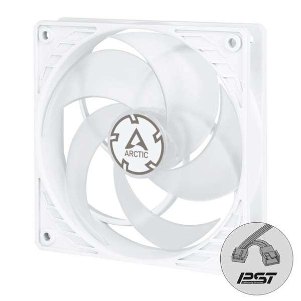 Arctic ventilátor P12 PWM PST bílý/průsvitný