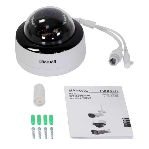 Evolveo Detective POE8 SMART antivandal kamera POE/ IP Evolveo Detective POE8 SMART antivandal kamera POE/ IP