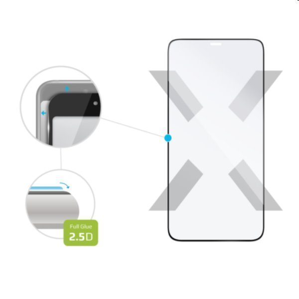 FIXED Full-Cover Ochranné tvrzené sklo pro Apple iPhone 15, černé