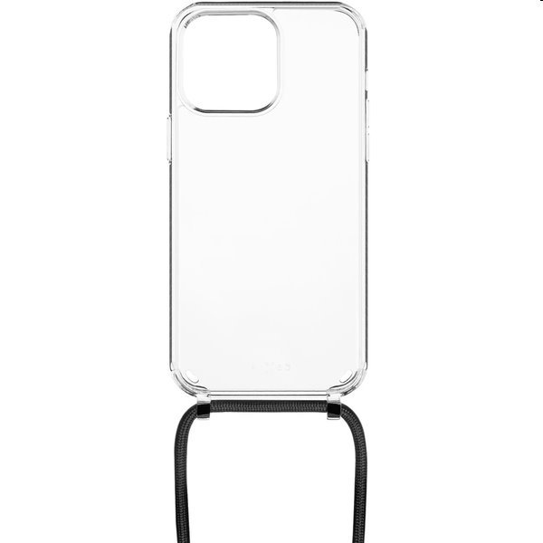 FIXED Pure Neck se šňůrkou na krk pro Apple iPhone 15 Plus, černá FIXED Pure Neck se šňůrkou na krk pro Apple iPhone 15 Plus, černá