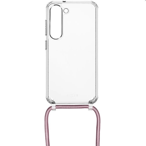 FIXED Pure Neck se šňůrkou na krk pro Apple iPhone 15 Plus, růžová