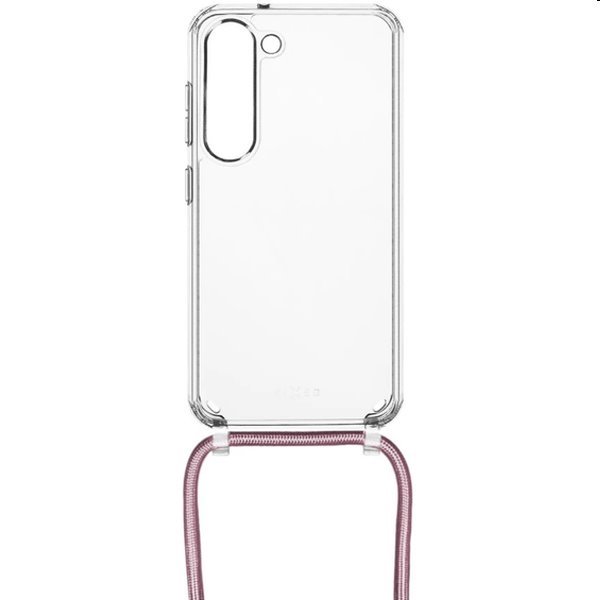FIXED Pure Neck se šňůrkou na krk pro Apple iPhone 15 Plus, růžová FIXED Pure Neck se šňůrkou na krk pro Apple iPhone 15 Plus, růžová