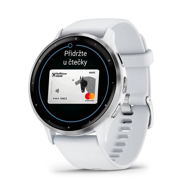GARMIN VENU 3, Whitestone/Silver