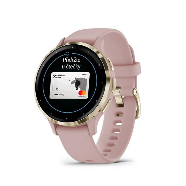 GARMIN VENU 3S, Dust Rose/Soft Gold