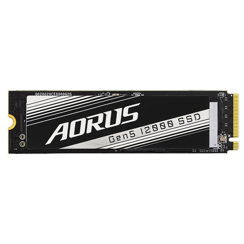 Gigabyte AORUS 12000 SSD 1TB M.2 NVMe Gen5, HeatSink 11700/9500 MBps Gigabyte AORUS 12000 SSD 1TB M.2 NVMe Gen5, HeatSink 11700/9500 MBps