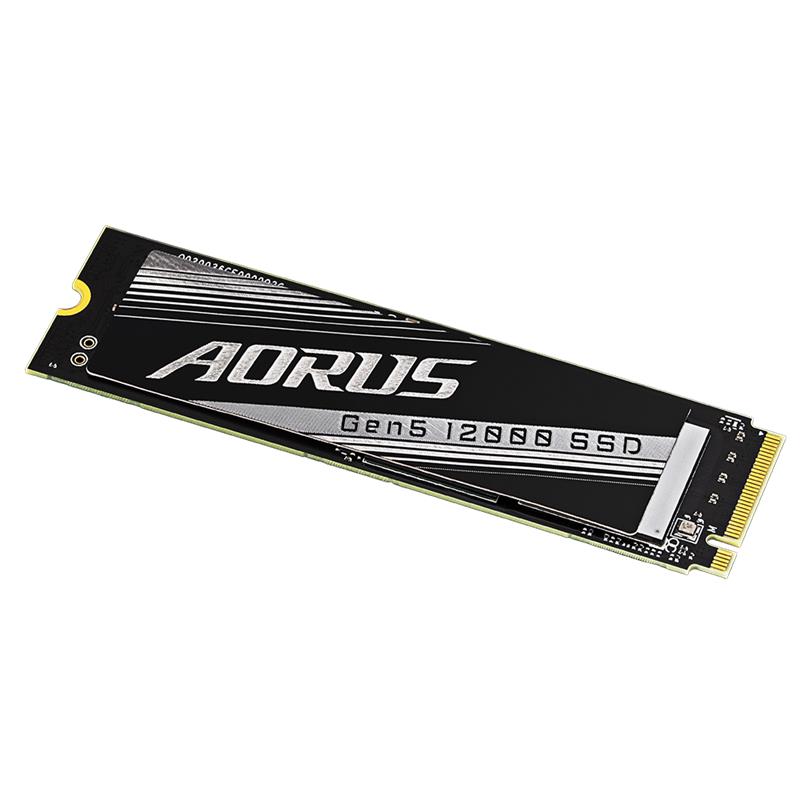 Gigabyte AORUS 12000 SSD 1TB M.2 NVMe Gen5, HeatSink 11700/9500 MBps Gigabyte AORUS 12000 SSD 1TB M.2 NVMe Gen5, HeatSink 11700/9500 MBps