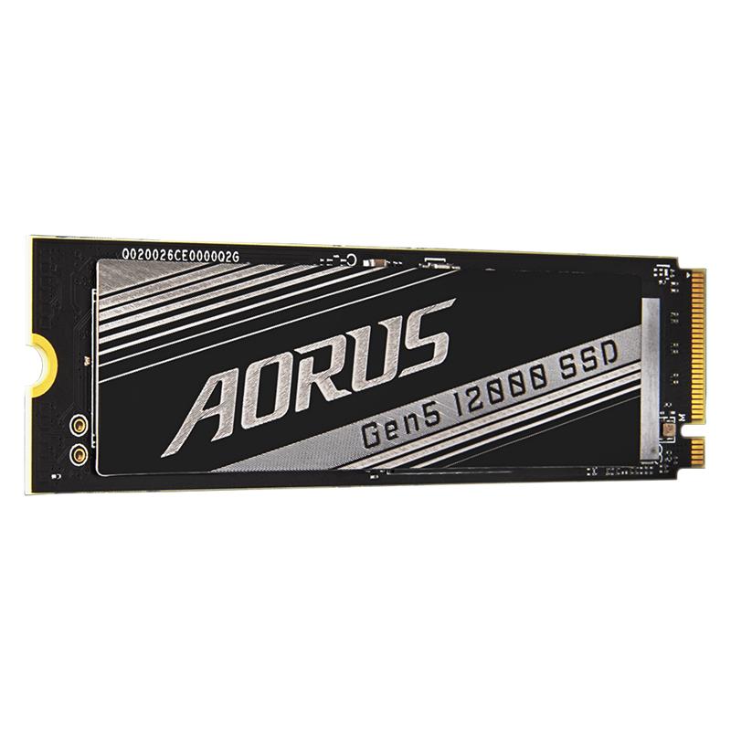 Gigabyte AORUS 12000 SSD 1TB M.2 NVMe Gen5, HeatSink 11700/9500 MBps Gigabyte AORUS 12000 SSD 1TB M.2 NVMe Gen5, HeatSink 11700/9500 MBps
