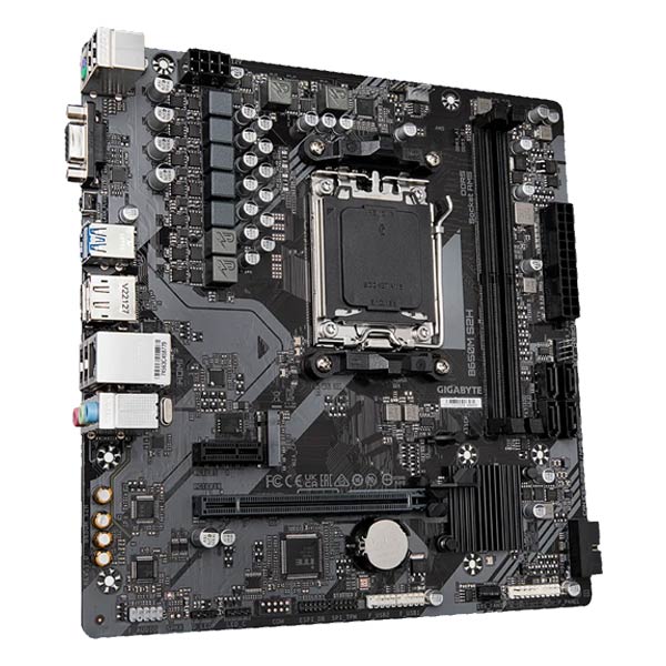 Gigabyte B650M S2H, AMD B650, AM5, 2xDDR5, mATX