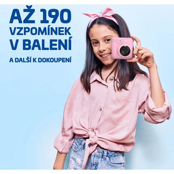 Lamax InstaKid1 dětský fotoaparát růžový Lamax InstaKid1 dětský fotoaparát růžový