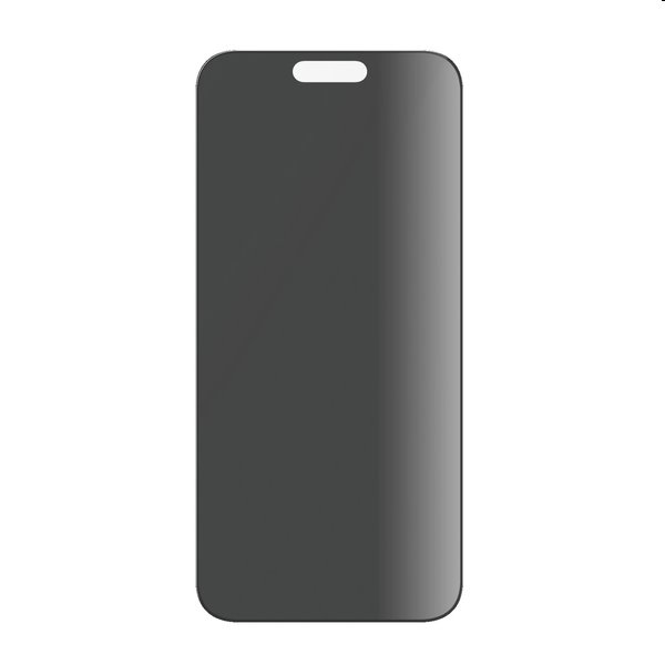 Ochranné sklo PanzerGlass UWF Privacy s aplikátorem pro Apple iPhone 15, černé