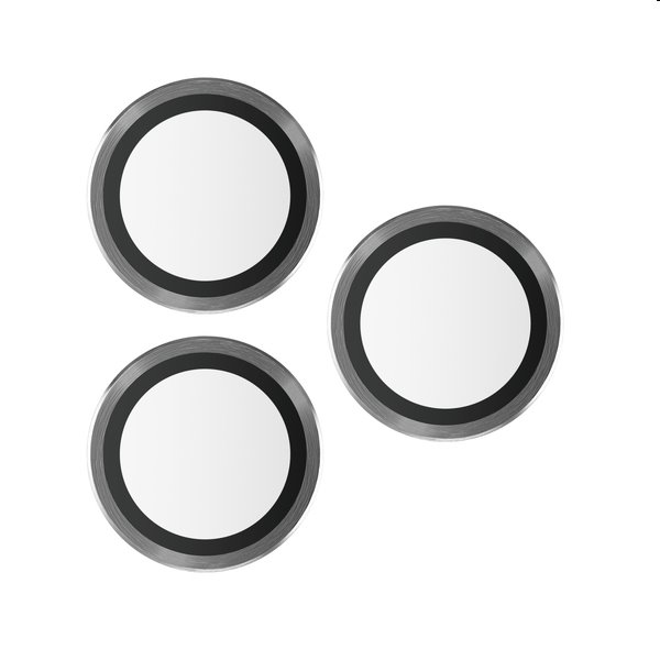 PanzerGlass Ochranný kryt objektivu fotoaparátu Hoops pro Apple iPhone 15 Pro/15 Pro Max, černá