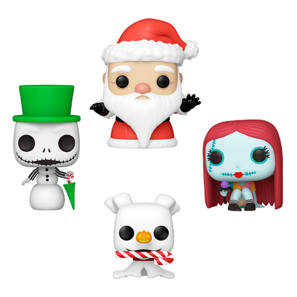 POP! 4-Pack: Tree Holiday Box (Předvánoční noční můra) Speciální Edice (Pocket POP!)