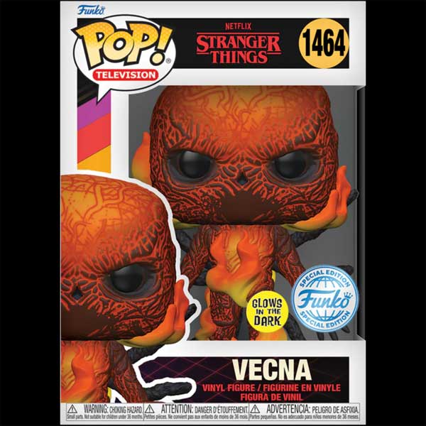 POP! TV: Vecna Red Fire (Stranger Things) Special Edition Glows in The Dark POP! TV: Vecna Red Fire (Stranger Things) Special Edition Glows in The Dark