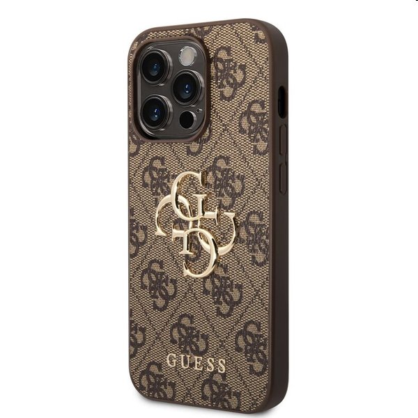 Pouzdro Guess PU 4G Metal Logo pro iPhone 15 Pro Max. hnědé Pouzdro Guess PU 4G Metal Logo pro iPhone 15 Pro Max. hnědé