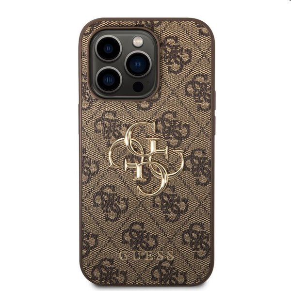 Pouzdro Guess PU 4G Metal Logo pro iPhone 15 Pro Max. hnědé Pouzdro Guess PU 4G Metal Logo pro iPhone 15 Pro Max. hnědé