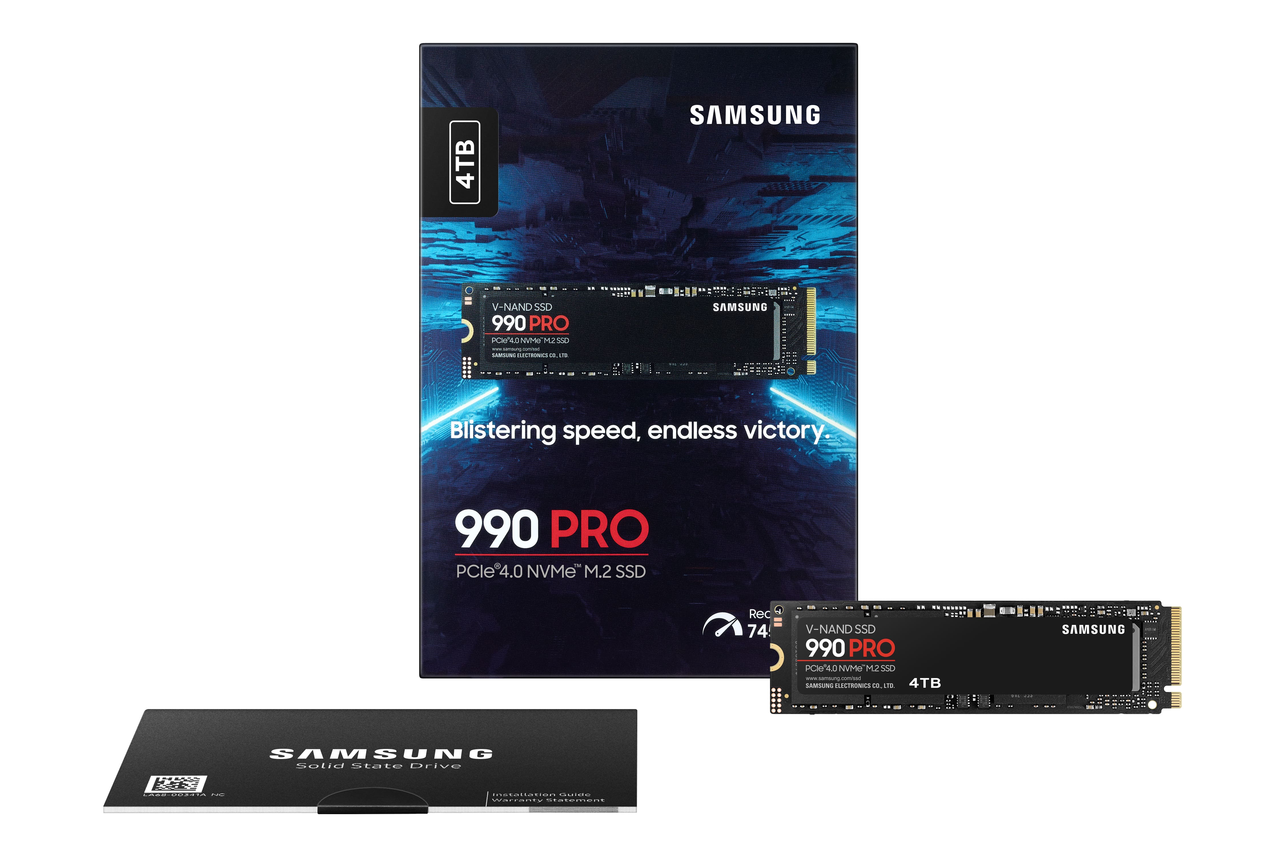 Samsung SSD 990 PRO, 4TB, NVMe M.2