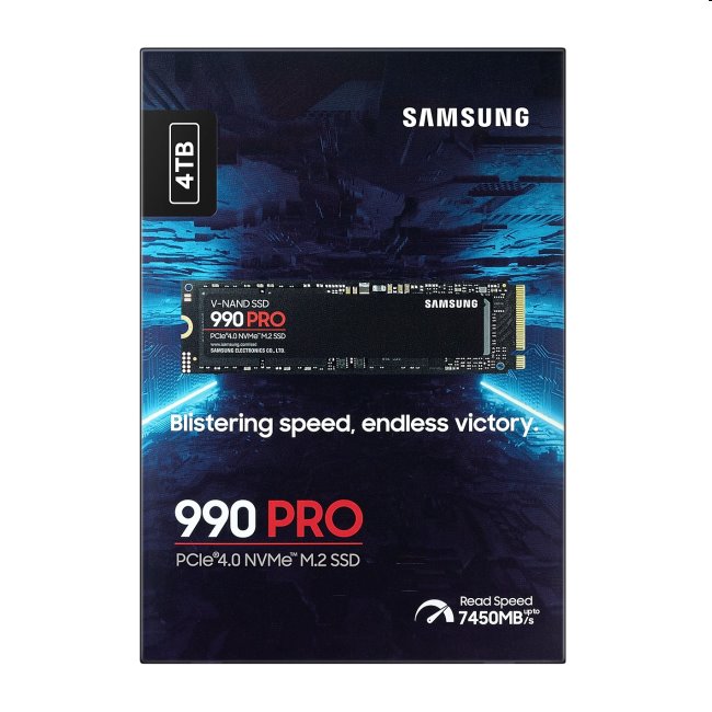 Samsung SSD 990 PRO, 4TB, NVMe M.2 Samsung SSD 990 PRO, 4TB, NVMe M.2
