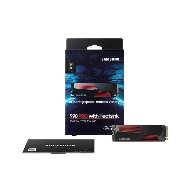 Samsung SSD 990 PRO s chladičem, 4TB, NVMe M.2 Samsung SSD 990 PRO s chladičem, 4TB, NVMe M.2