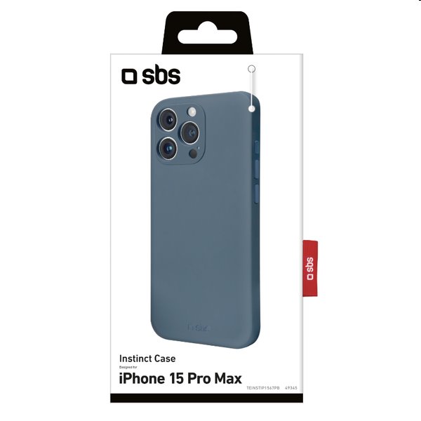 SBS Instinct Cover for Apple iPhone 15 Pro Max, blue SBS Instinct Cover for Apple iPhone 15 Pro Max, blue