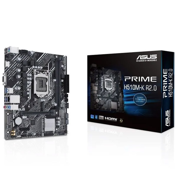 ASUS PRIME H510M-K R2.0, Intel H470, LGA1200, mATX, 2x DDR4