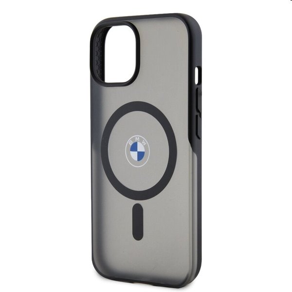 BMW IML Signature MagSafe kryt pro Apple iPhone 15, černý BMW IML Signature MagSafe kryt pro Apple iPhone 15, černý