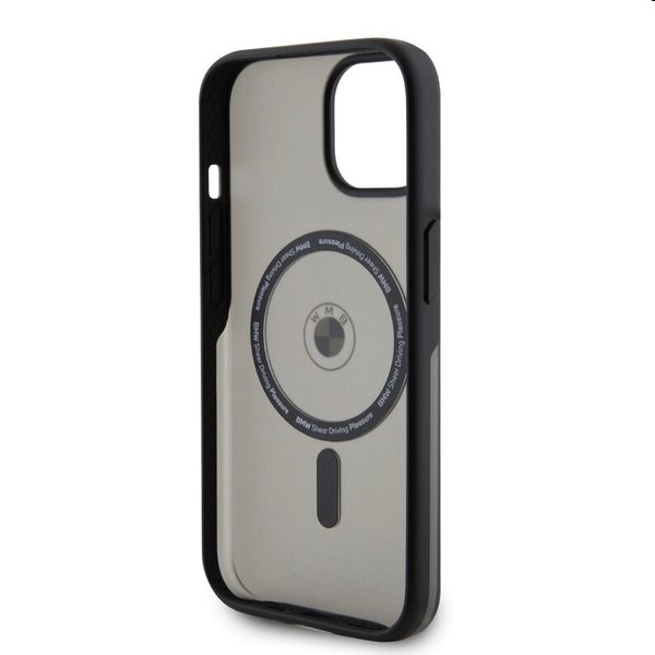 BMW IML Signature MagSafe kryt pro Apple iPhone 15, černý BMW IML Signature MagSafe kryt pro Apple iPhone 15, černý