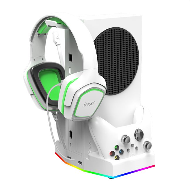 Dokovací stanice iPega pro Xbox Series S, Wireless controller a headset + 2ks baterií