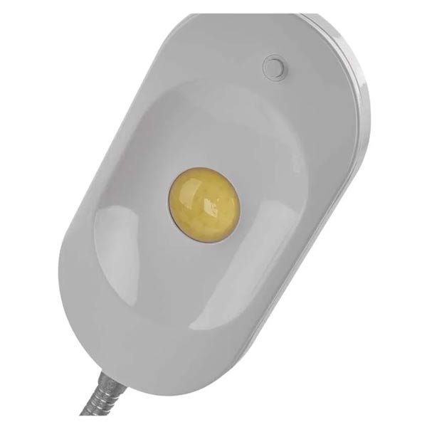 Emos Led stolní lampa White&Home, bílá