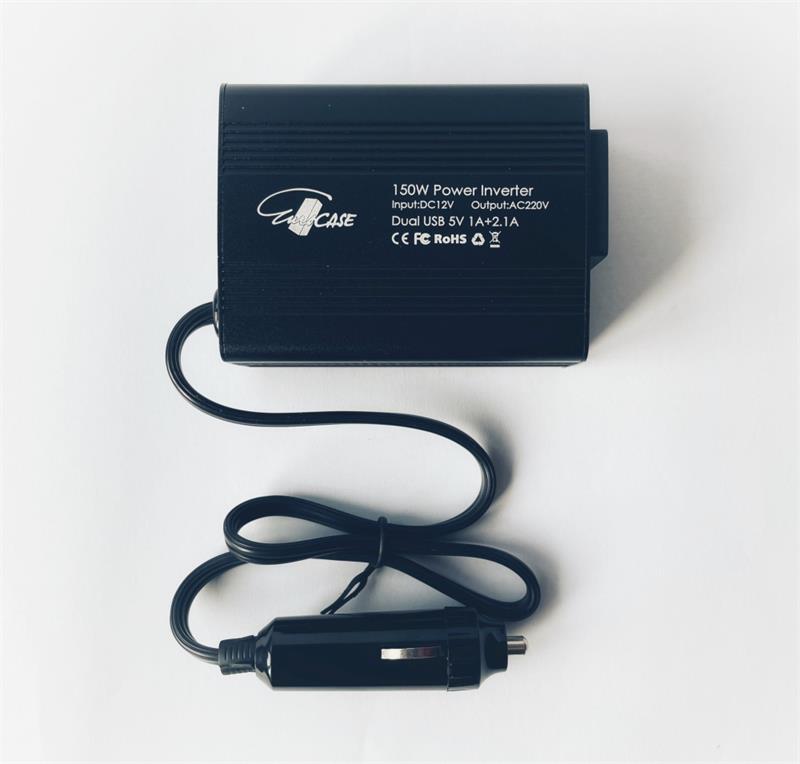 EUROCASE měnič napětí DC/AC, 12V/230V, 150W, USB 2*5V/500mA, autozástrčka (MT-MX150) EUROCASE měnič napětí DC/AC, 12V/230V, 150W, USB 2*5V/500mA, autozástrčka (MT-MX150)