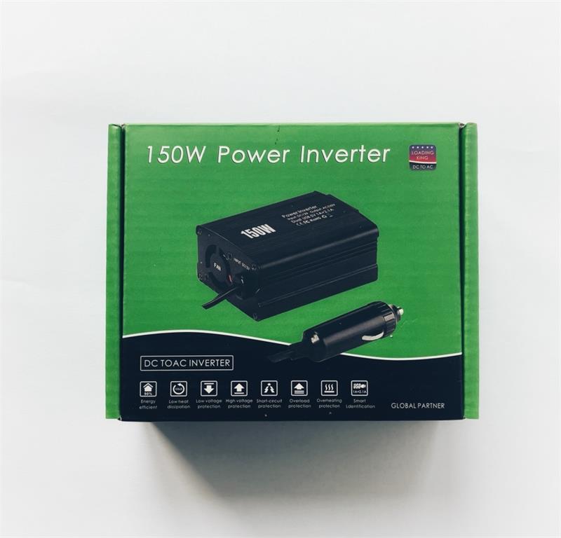 EUROCASE měnič napětí DC/AC, 12V/230V, 150W, USB 2*5V/500mA, autozástrčka (MT-MX150) EUROCASE měnič napětí DC/AC, 12V/230V, 150W, USB 2*5V/500mA, autozástrčka (MT-MX150)