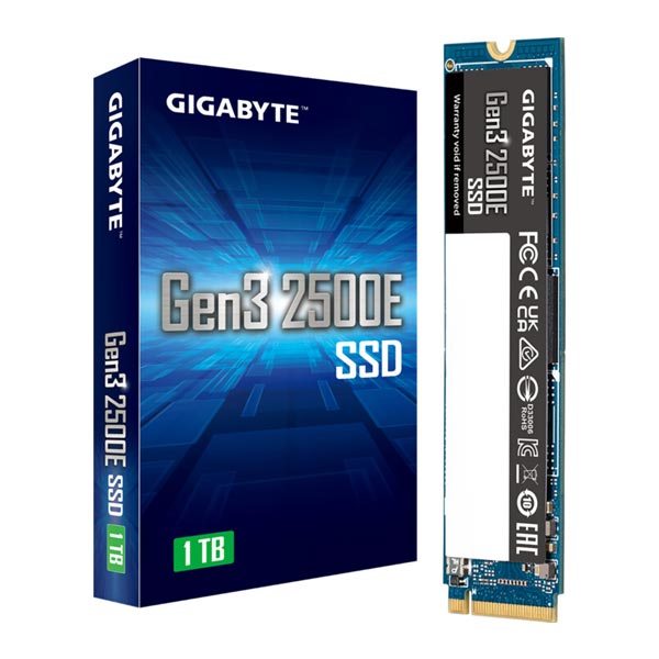 Gigabyte 2500E SSD 2TB M.2 NVMe Gen3 2400/2000 MBps Gigabyte 2500E SSD 2TB M.2 NVMe Gen3 2400/2000 MBps