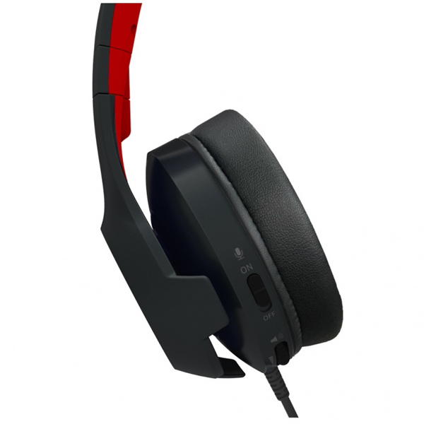 HORI Gaming Headset for Nintendo Switch (Black & Red)