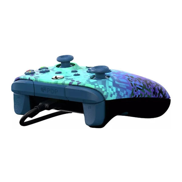 Kabelový ovladač PDP pro Xbox Series, Glitch Green