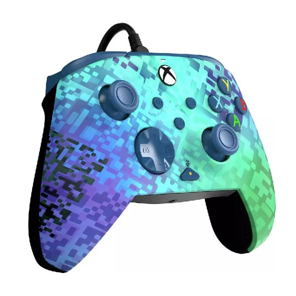 Kabelový ovladač PDP pro Xbox Series, Glitch Green