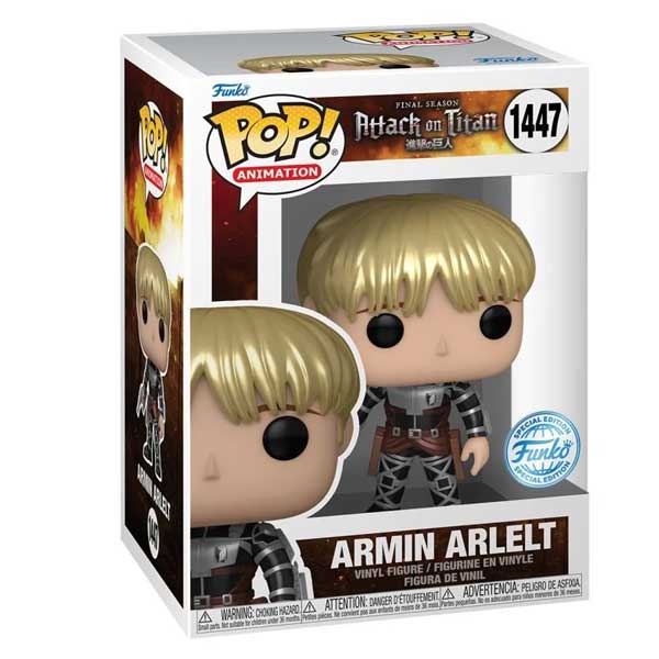 POP! Animation: Armin Arlert (Metallic) (Attack on Titan) Special Edition