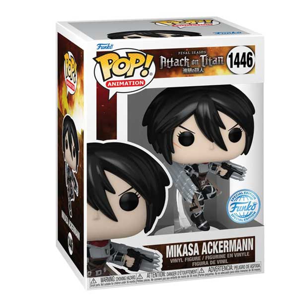 POP! Animation: Mikasa Ackermann (Metallic) (Attack on Titan) Special Edition