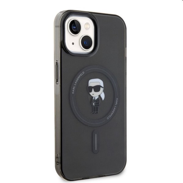 Pouzdro Karl Lagerfeld IML Ikonik MagSafe pro Apple iPhone 15, černé Pouzdro Karl Lagerfeld IML Ikonik MagSafe pro Apple iPhone 15, černé