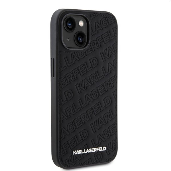 Pouzdro Karl Lagerfeld PU Quilted Pattern pro Apple iPhone 15, černé Pouzdro Karl Lagerfeld PU Quilted Pattern pro Apple iPhone 15, černé
