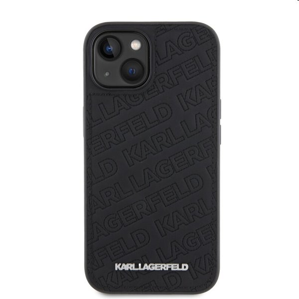 Pouzdro Karl Lagerfeld PU Quilted Pattern pro Apple iPhone 15, černé Pouzdro Karl Lagerfeld PU Quilted Pattern pro Apple iPhone 15, černé