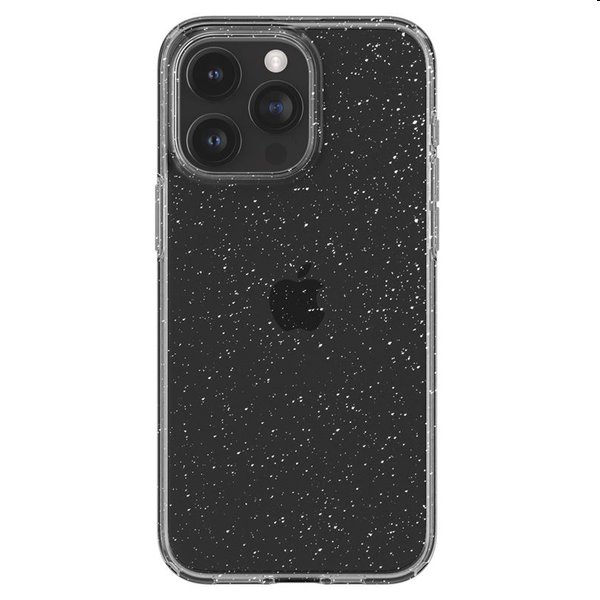 Pouzdro Spigen Liquid Crystal Glitter pro Apple iPhone 15 Pro, transparentní
