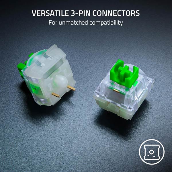 Razer Mechanical Switches Pack - Green Clicky Switch Razer Mechanical Switches Pack - Green Clicky Switch