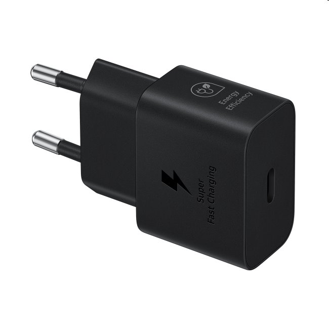 Rychlonabíječka Samsung 25W s USB-C kabelem, black